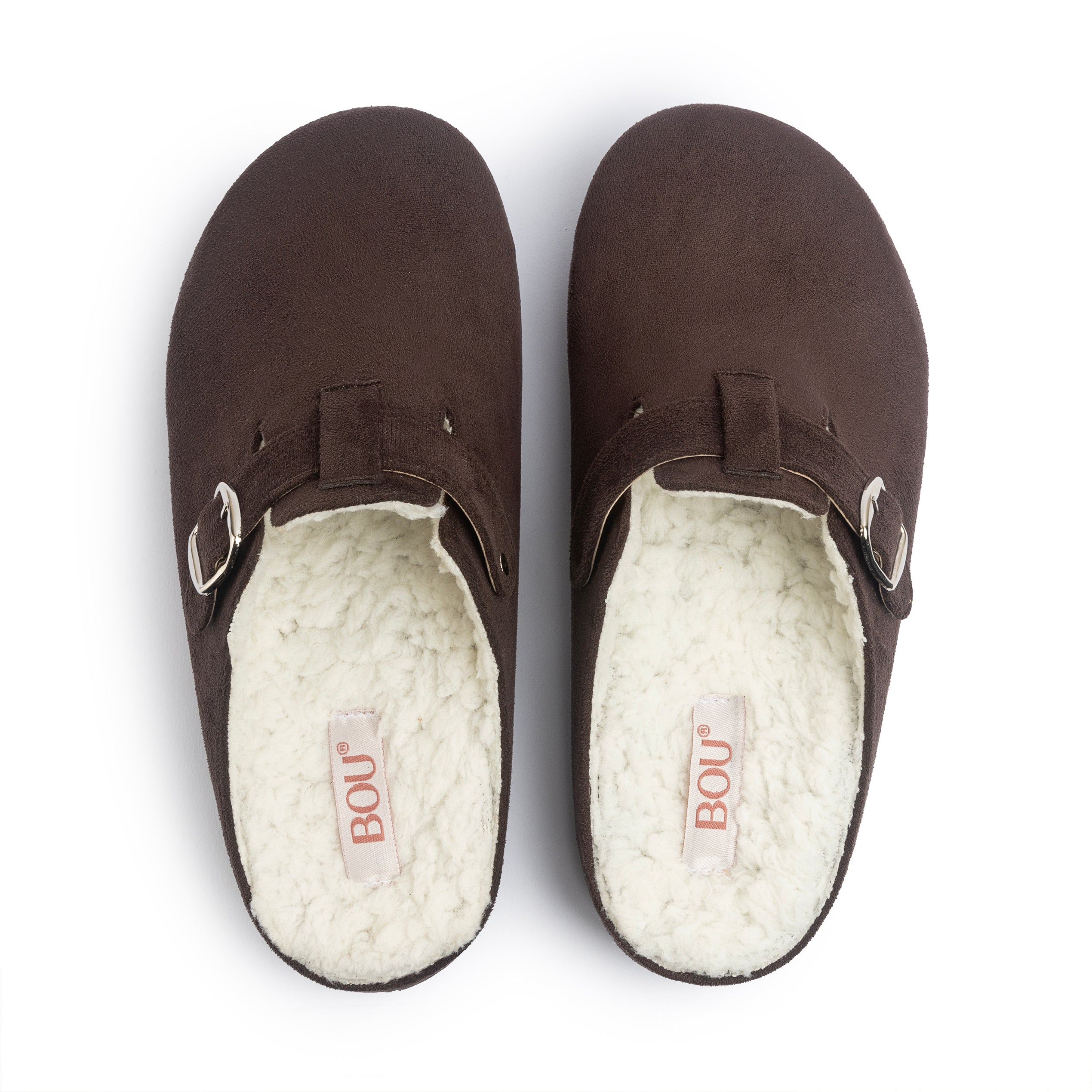 BOU teddy clogs - Dark Chocolate