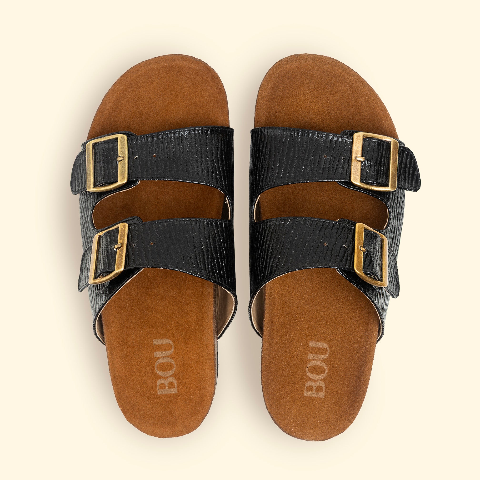Broken Rays Slipper - Midnight Black
