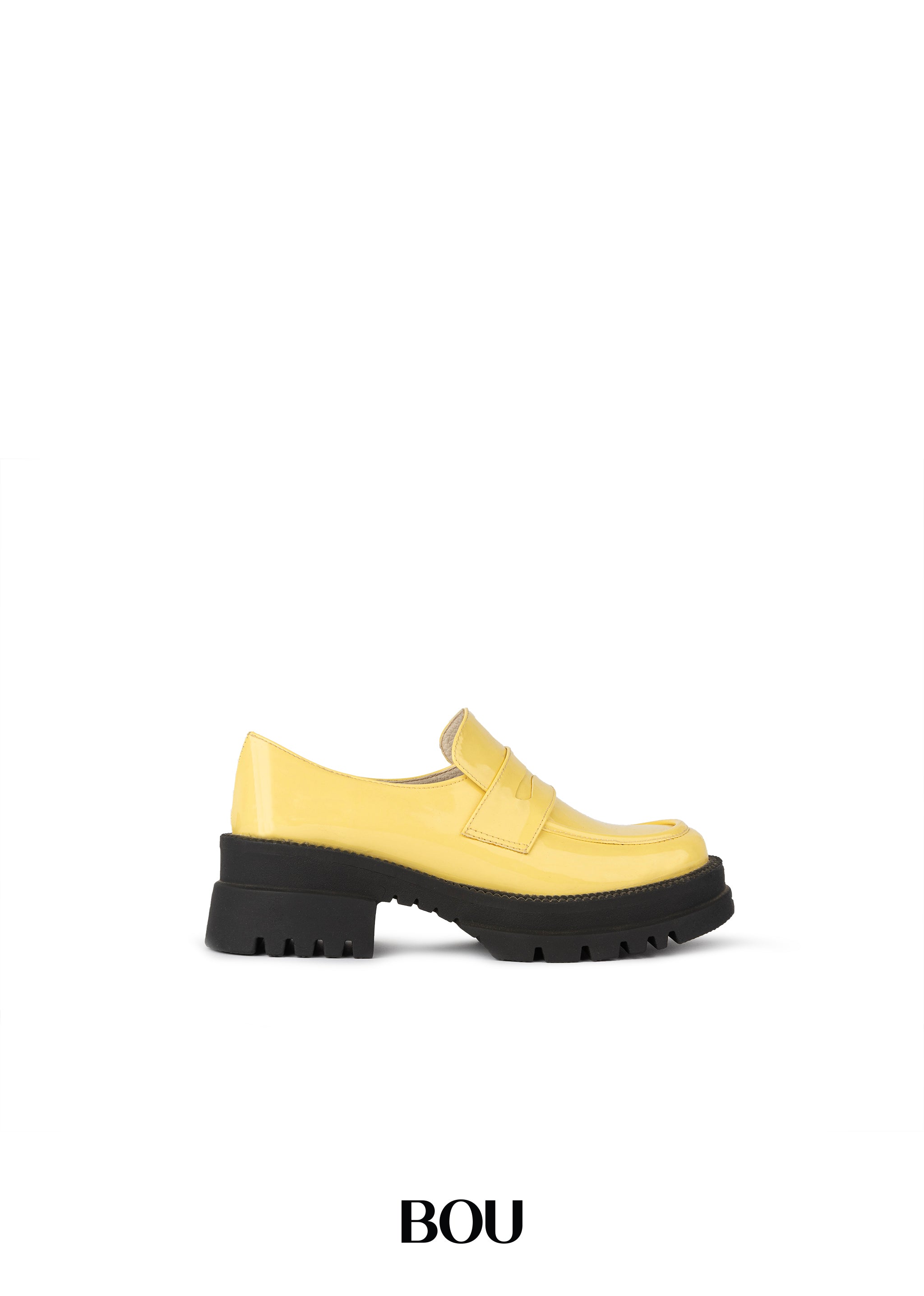 Chunky Loafers - Lemon Yellow