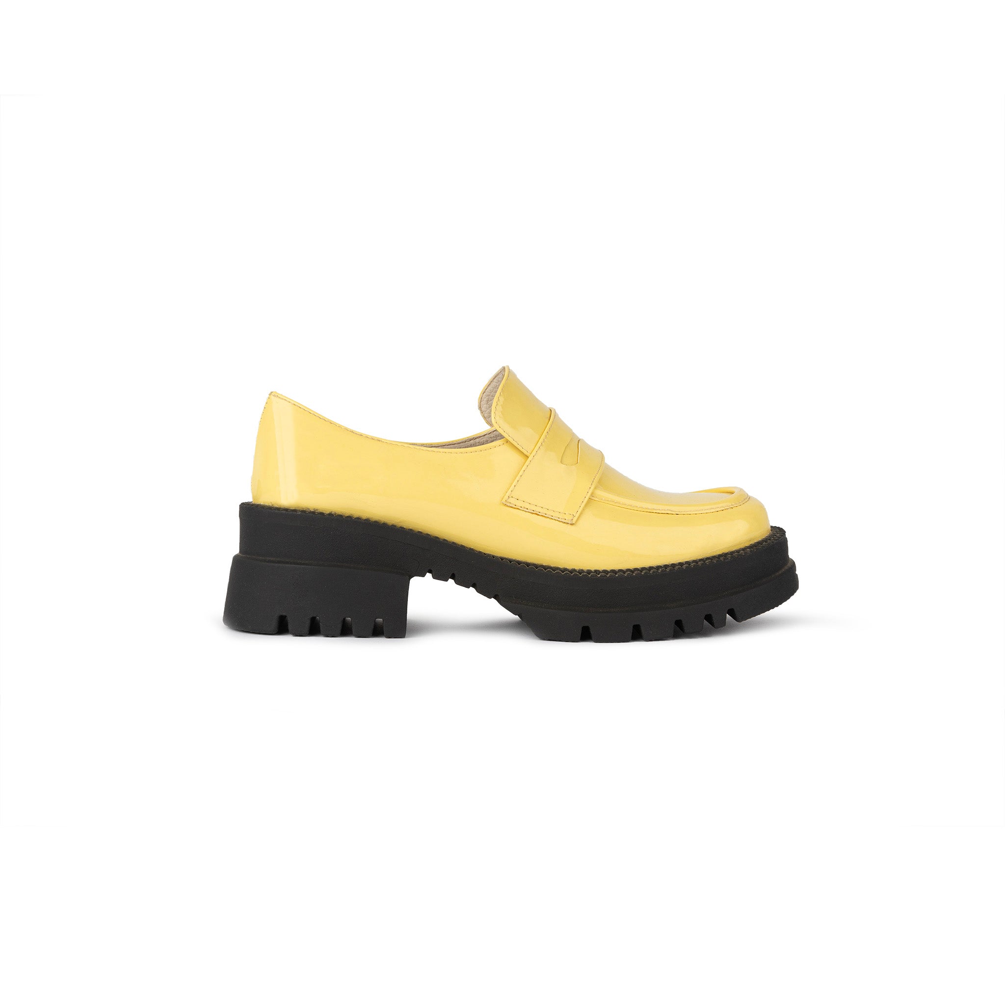 Chunky Loafers - Lemon Yellow