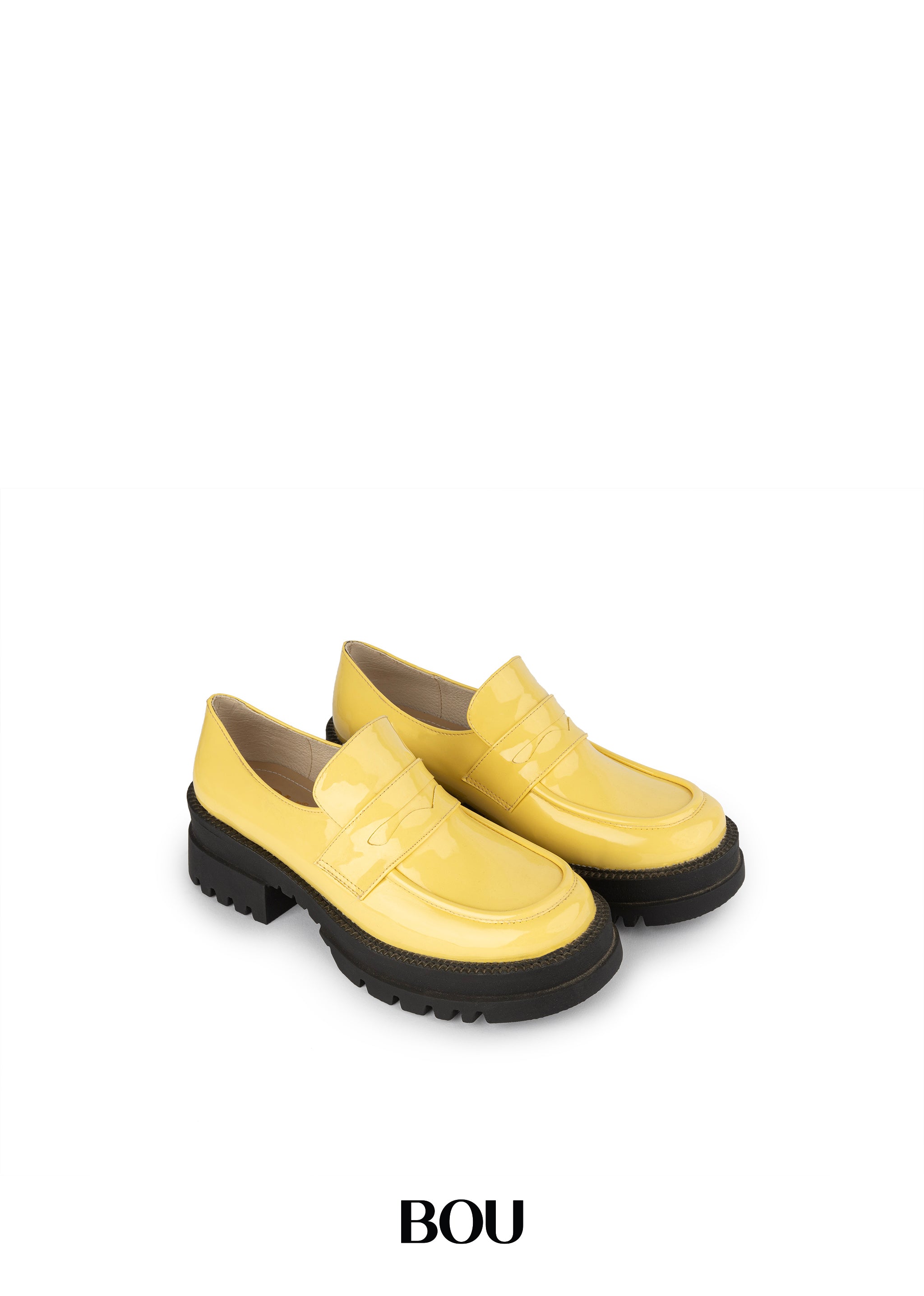 Chunky Loafers - Lemon Yellow