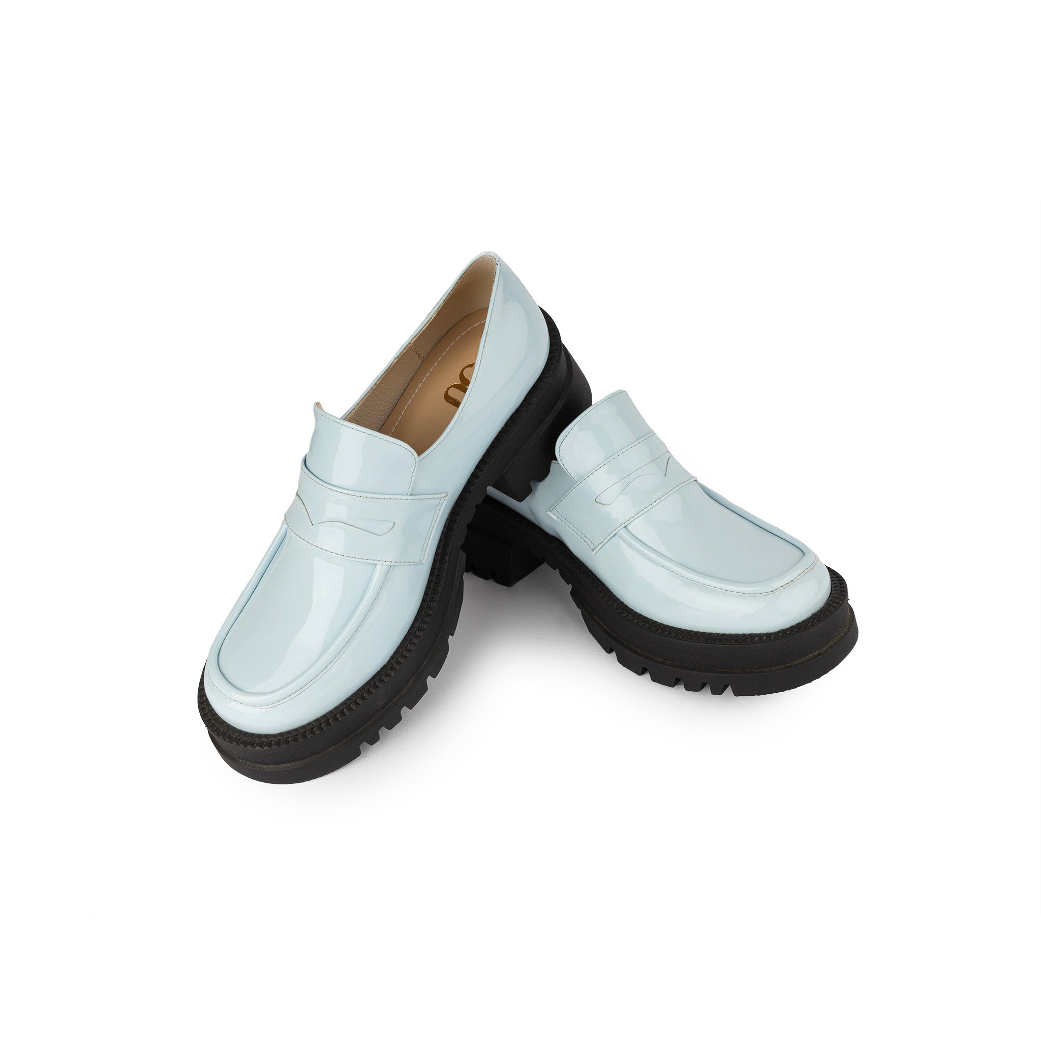 Chunky Loafers - Light Lagoon -