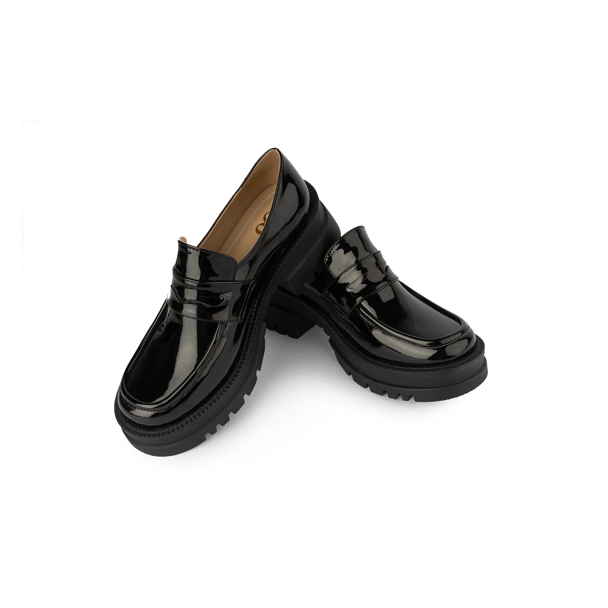 Chunky Loafers - Midnight Black