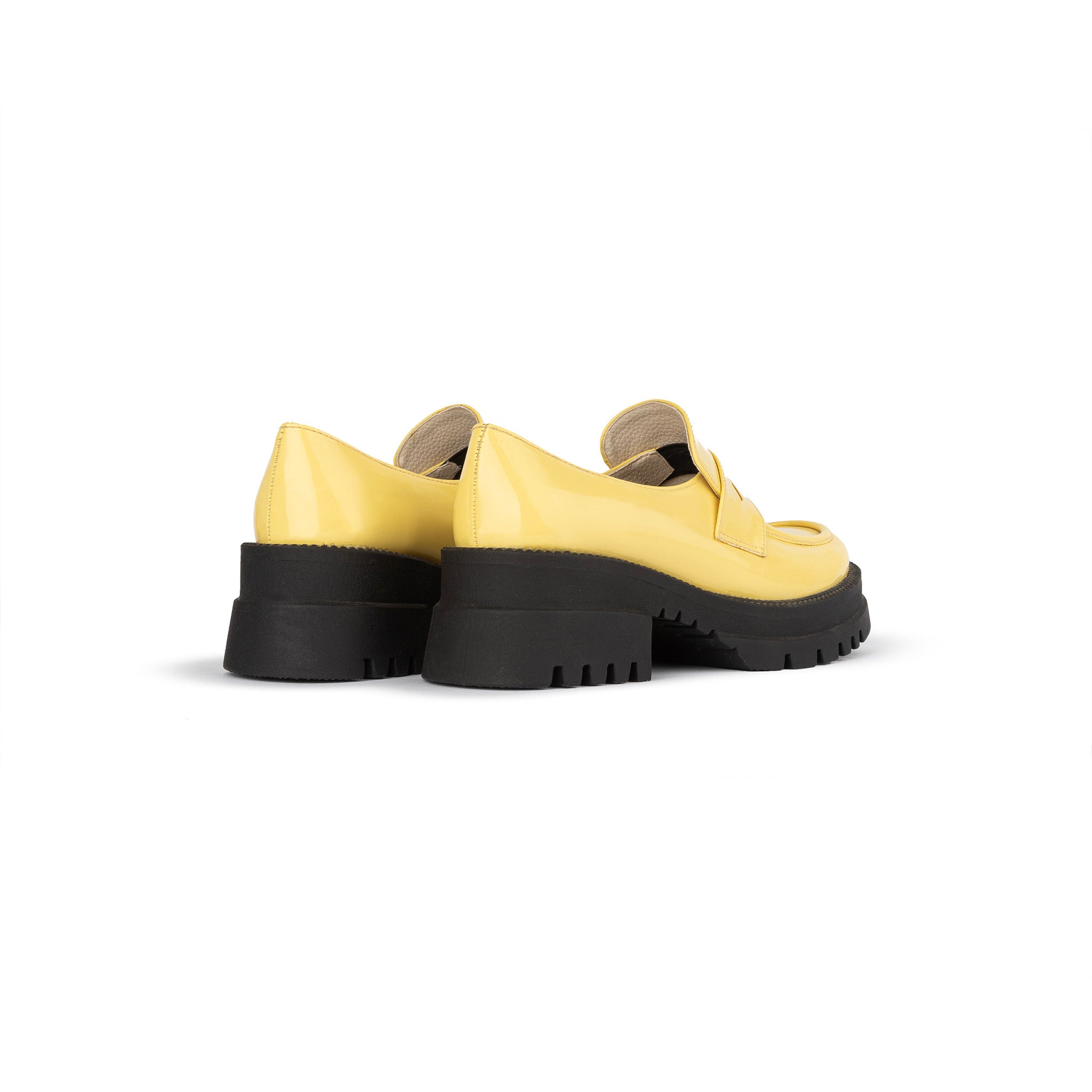 Chunky Loafers - Lemon Yellow