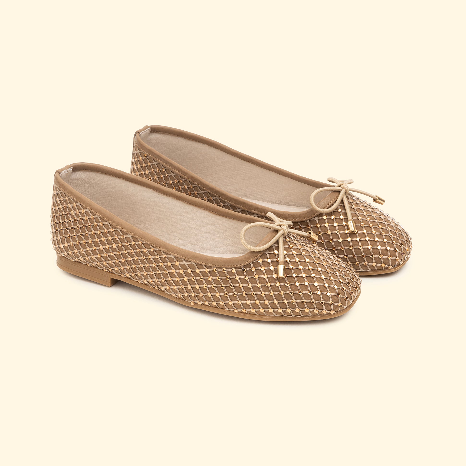 Bou Mini Crystal Flat - Mocha