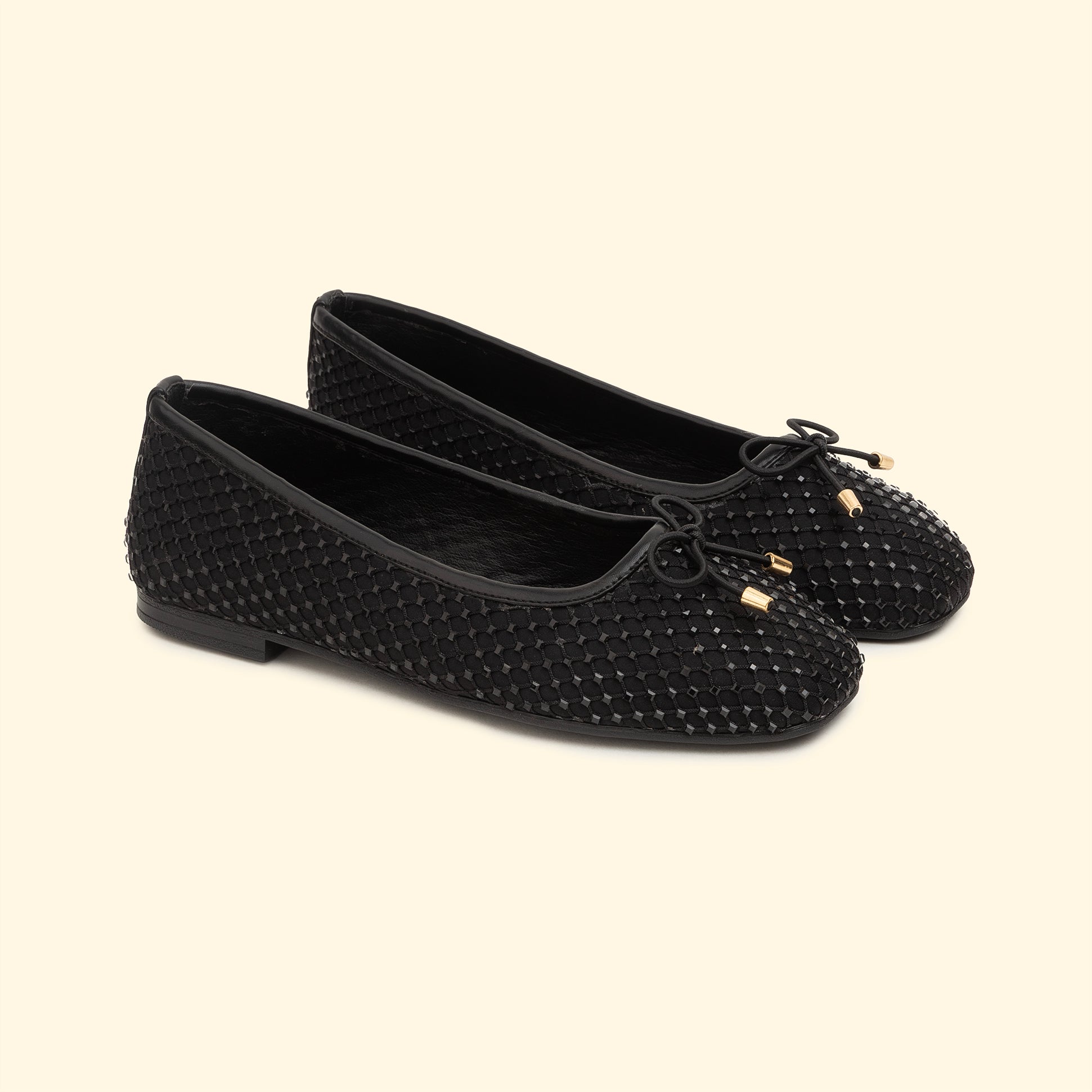 Bou Mini Crystal Flat - Midnight Black