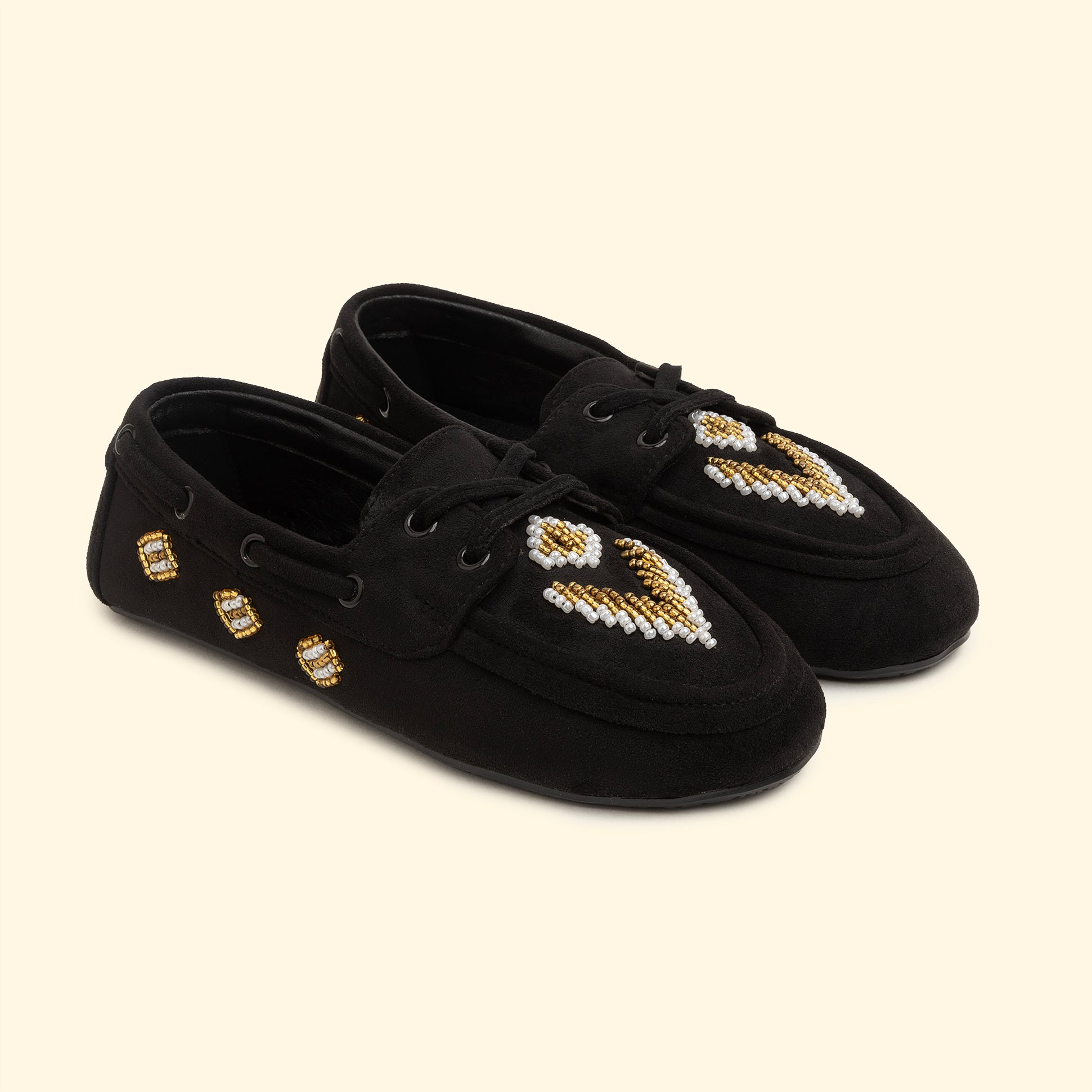 Signature Crest Loafer - Midnight black