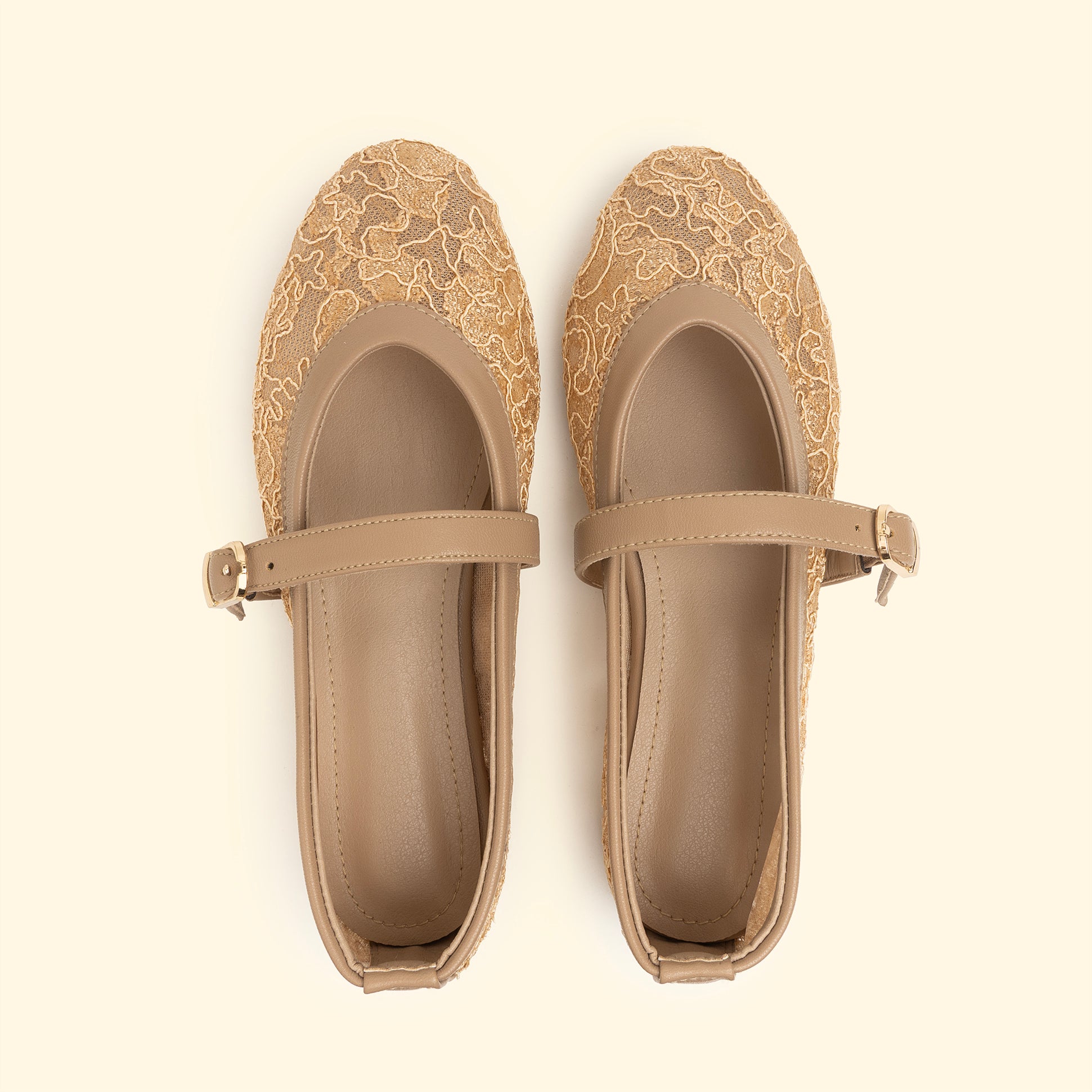 Lace Grace Mary Jane - Mocha