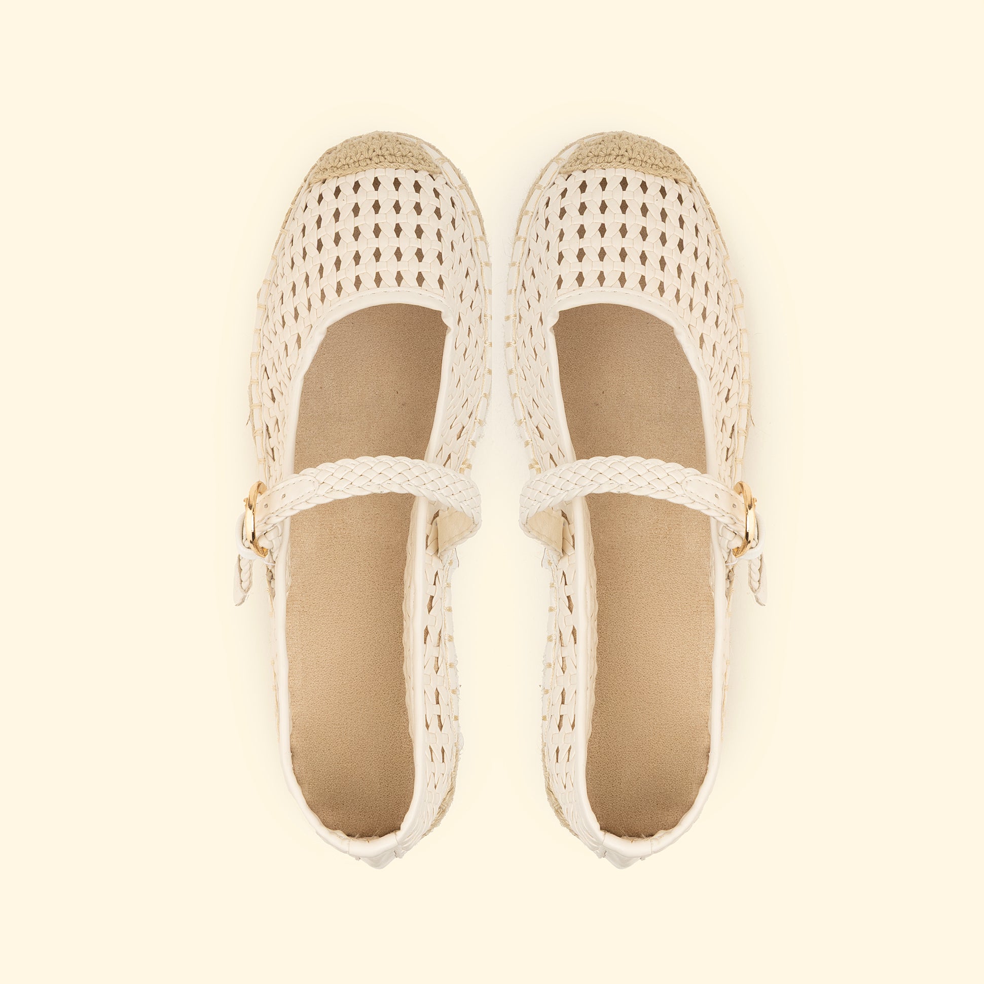 Woven Espadrilles - Off White