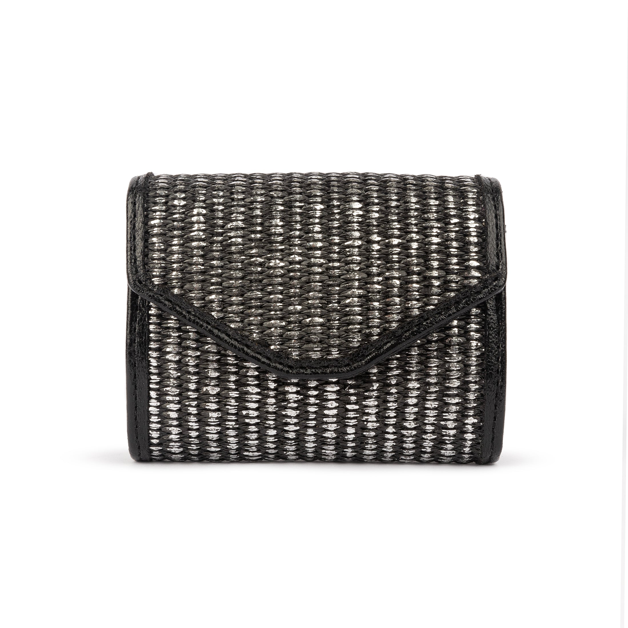 Burlap Micro Purse - Black