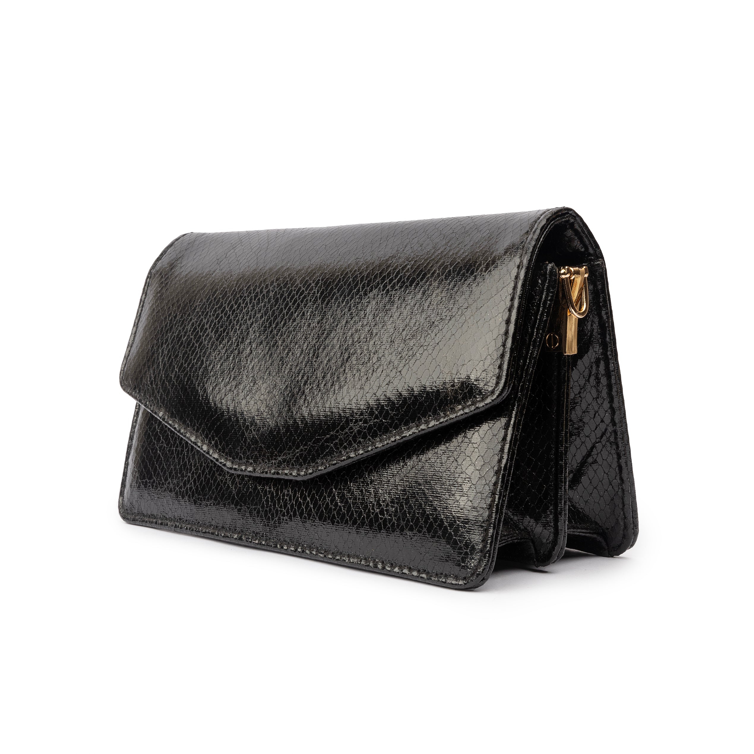 Mermaid Flap Bag - Black