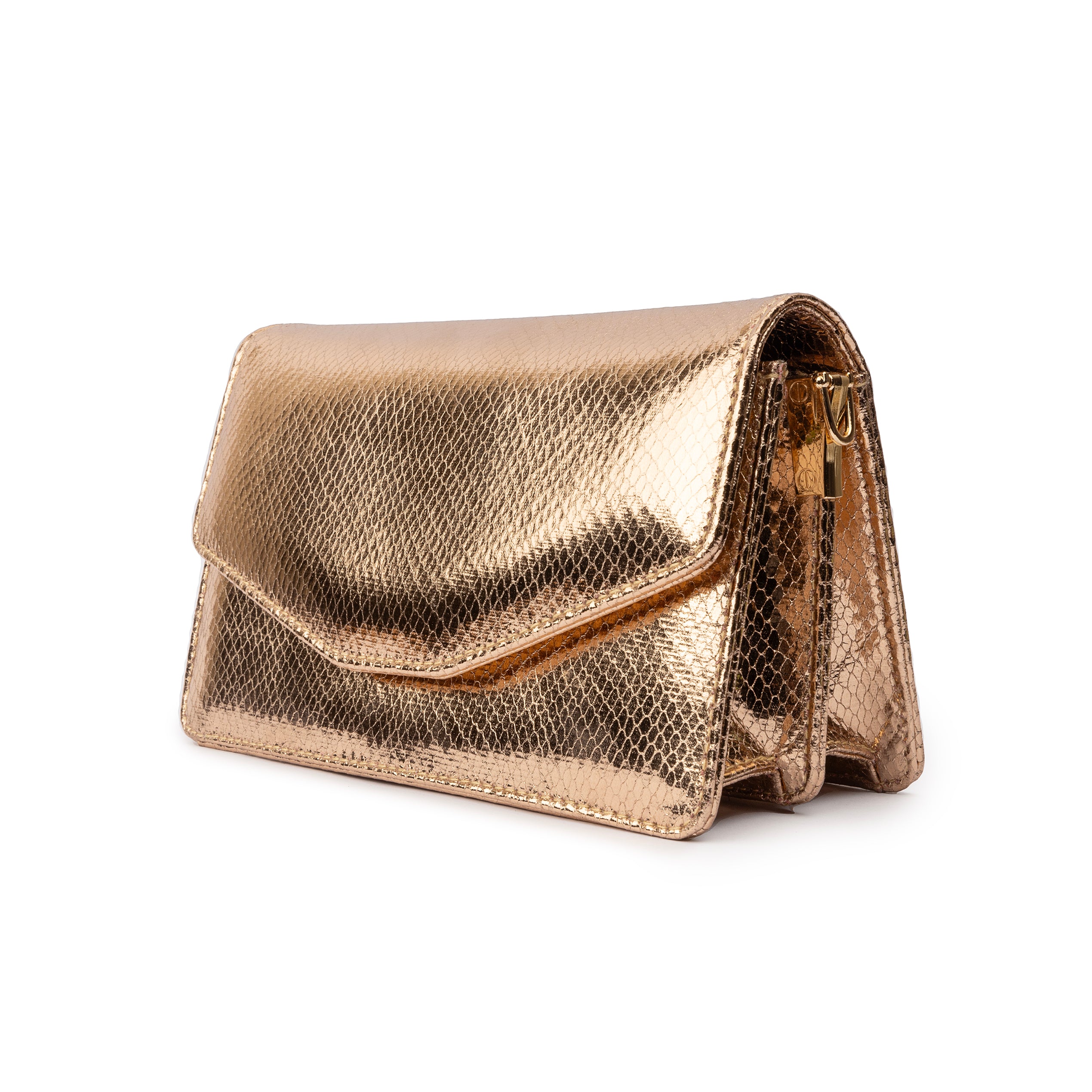 Mermaid Flap Bag - Rose Gold