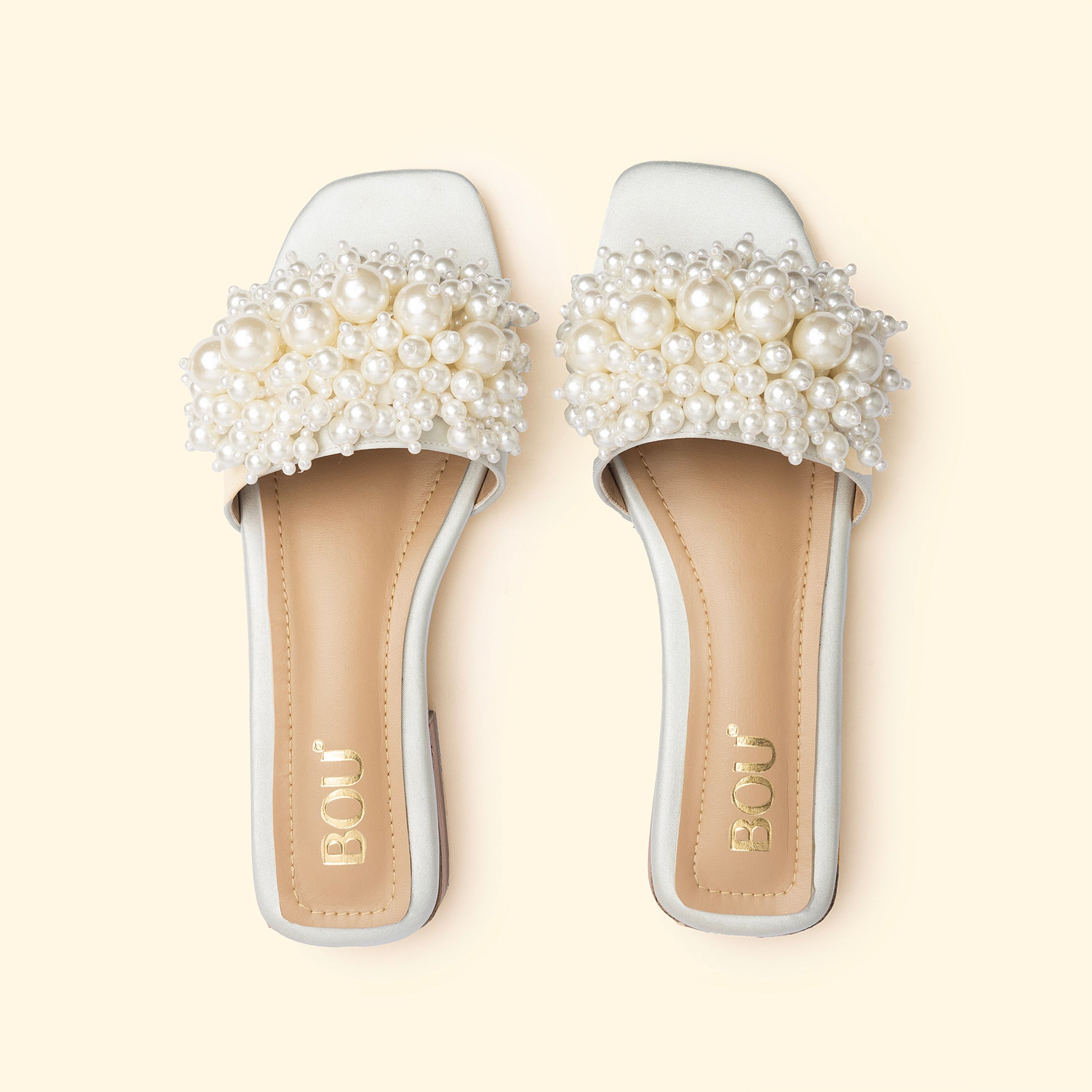 SIRENA PEARL SLIDES - Ivory Tides