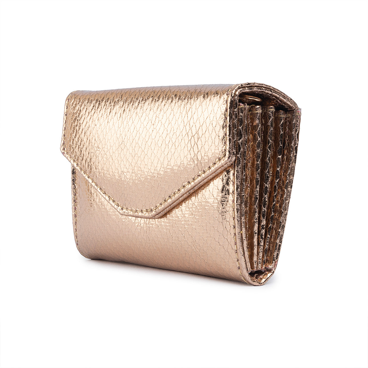 Mermaid Micro Flap Bag - Rose Gold