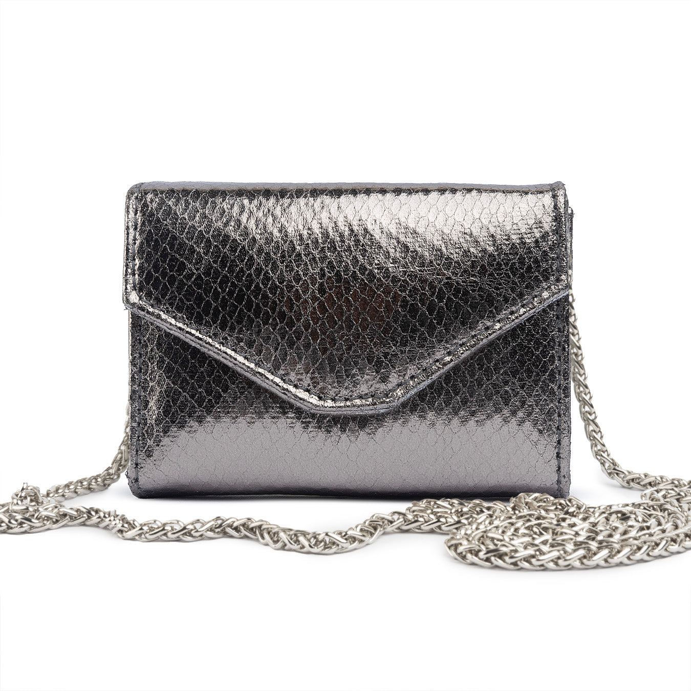 Mermaid Micro Flap Bag - Dark Grey