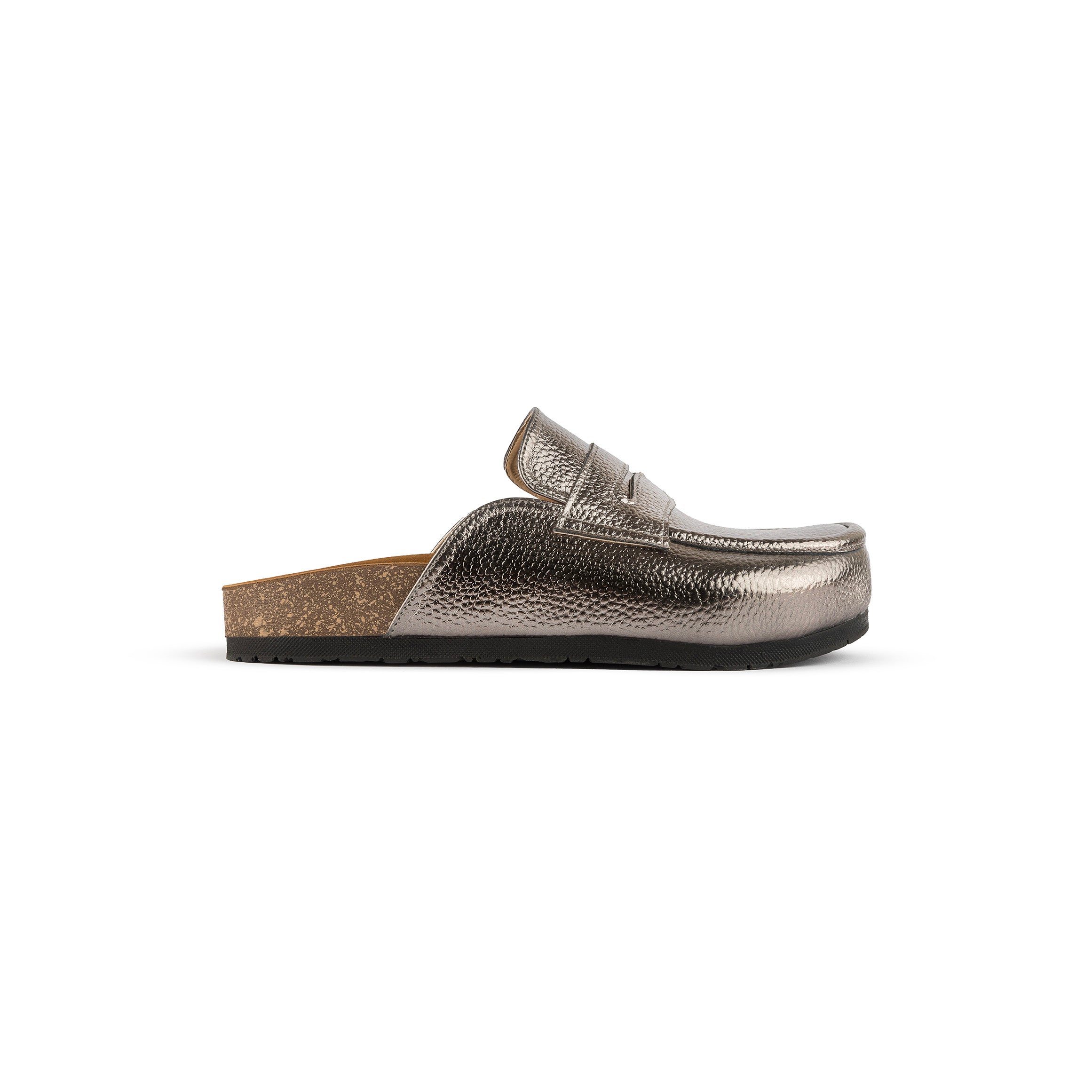 Loafer Clogs - Shinny Taupe