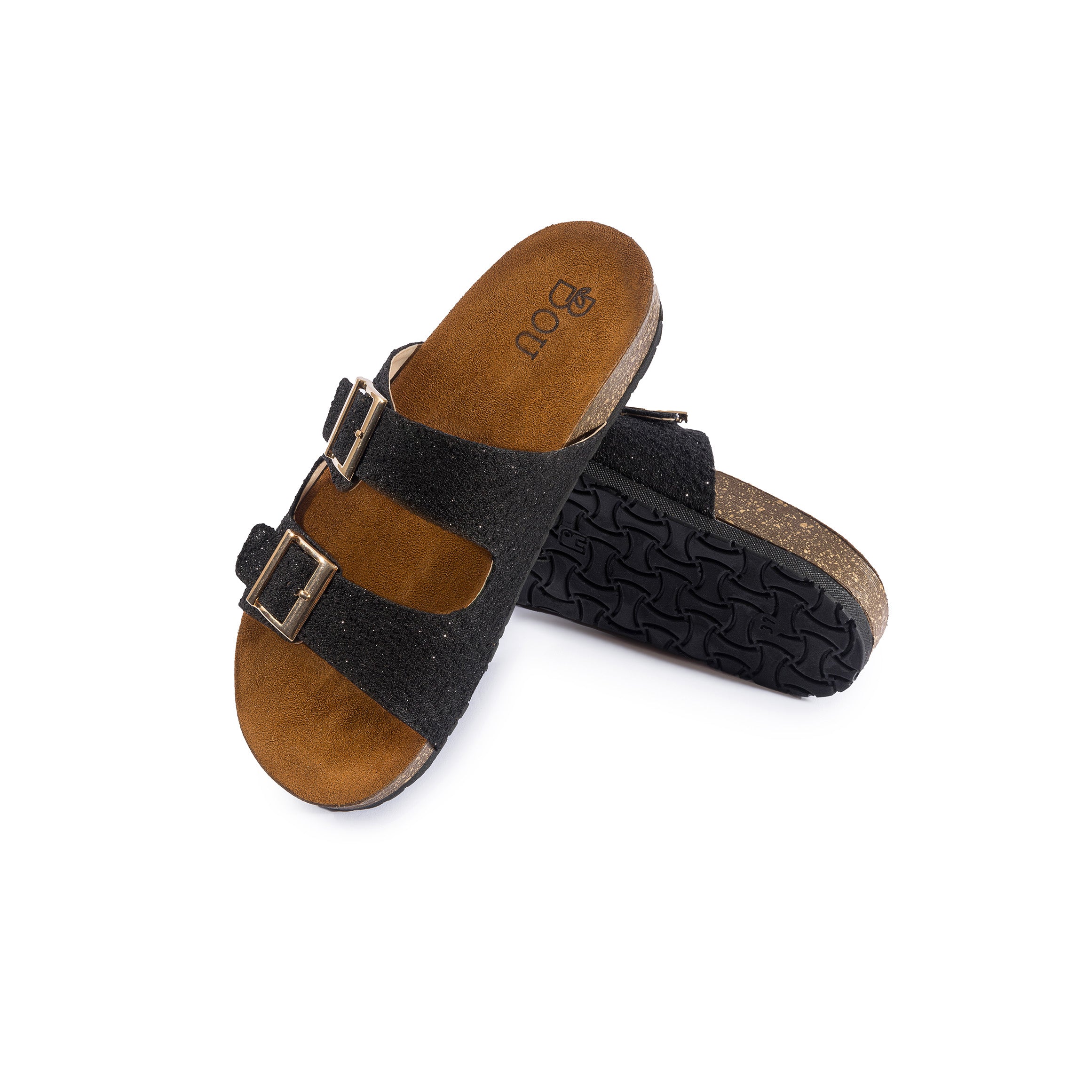 Glimmer Slipper - Midnight Black