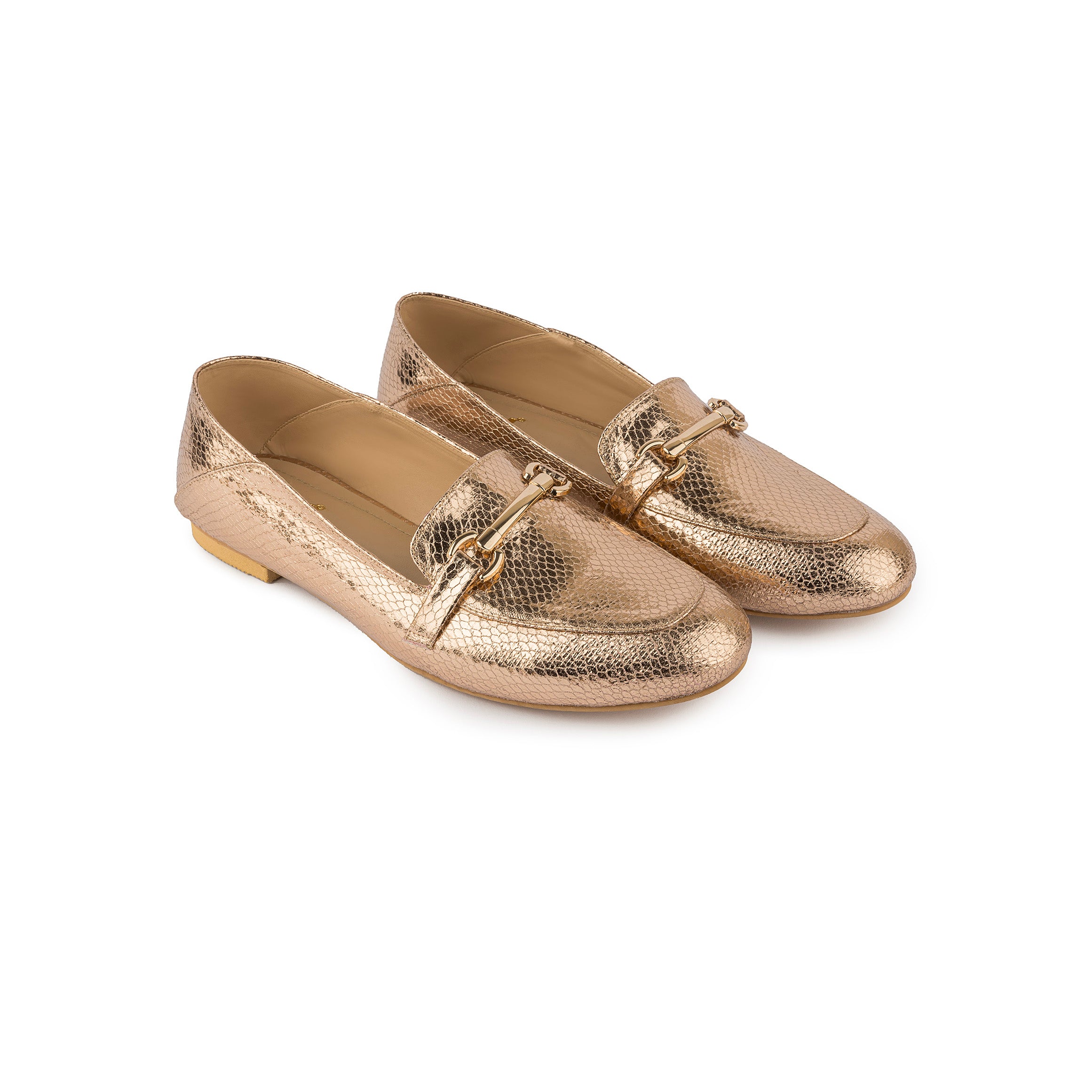 Metallic Loafers - Sliver