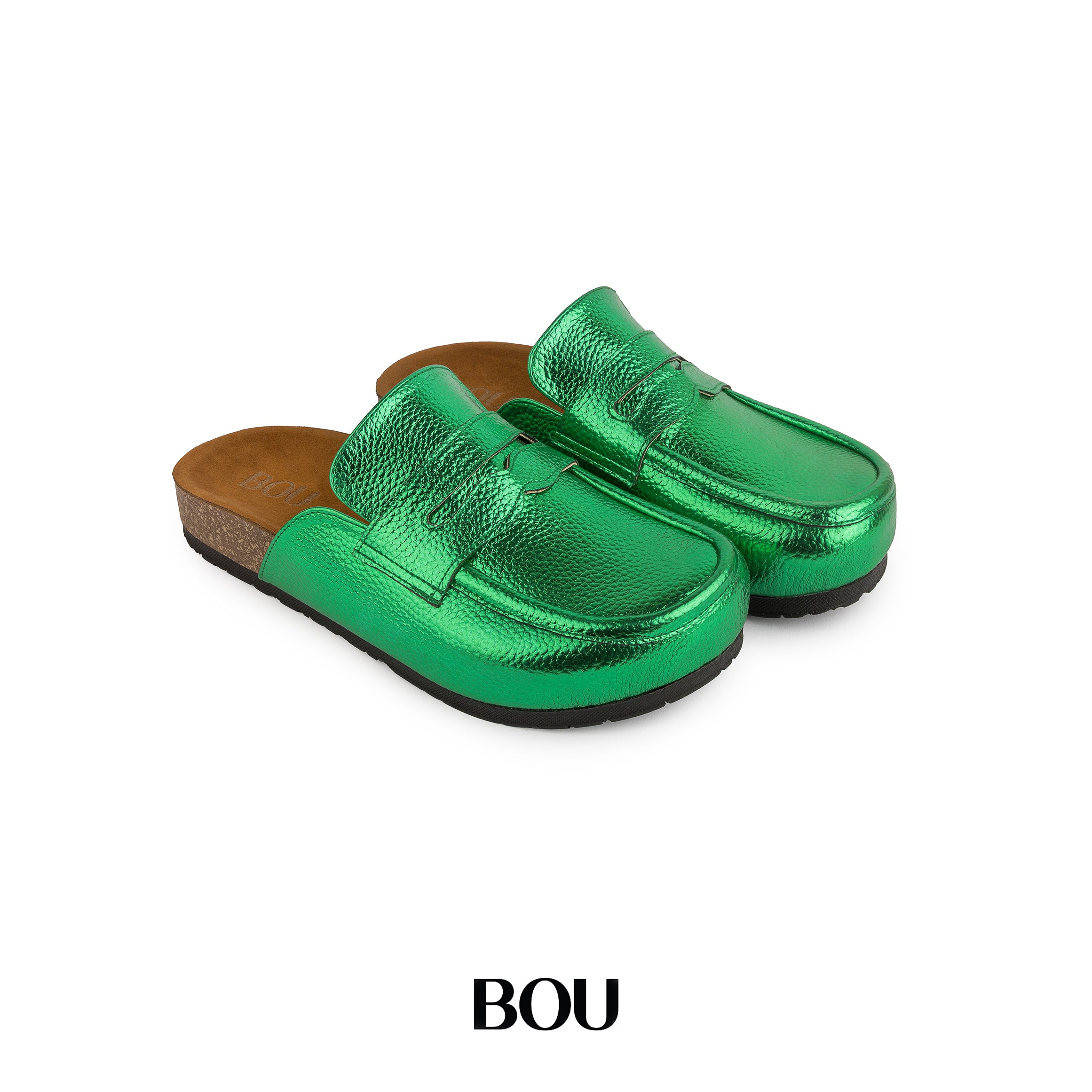 Loafer Clogs - Magic Green