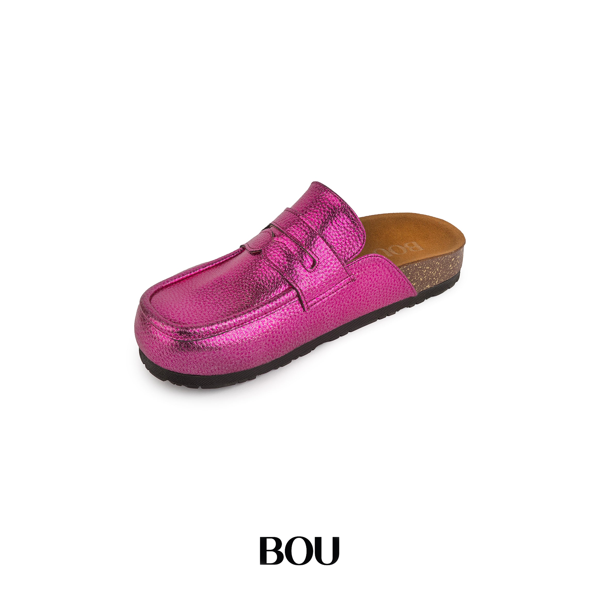 Loafer Clogs - Reflective Fuchsia