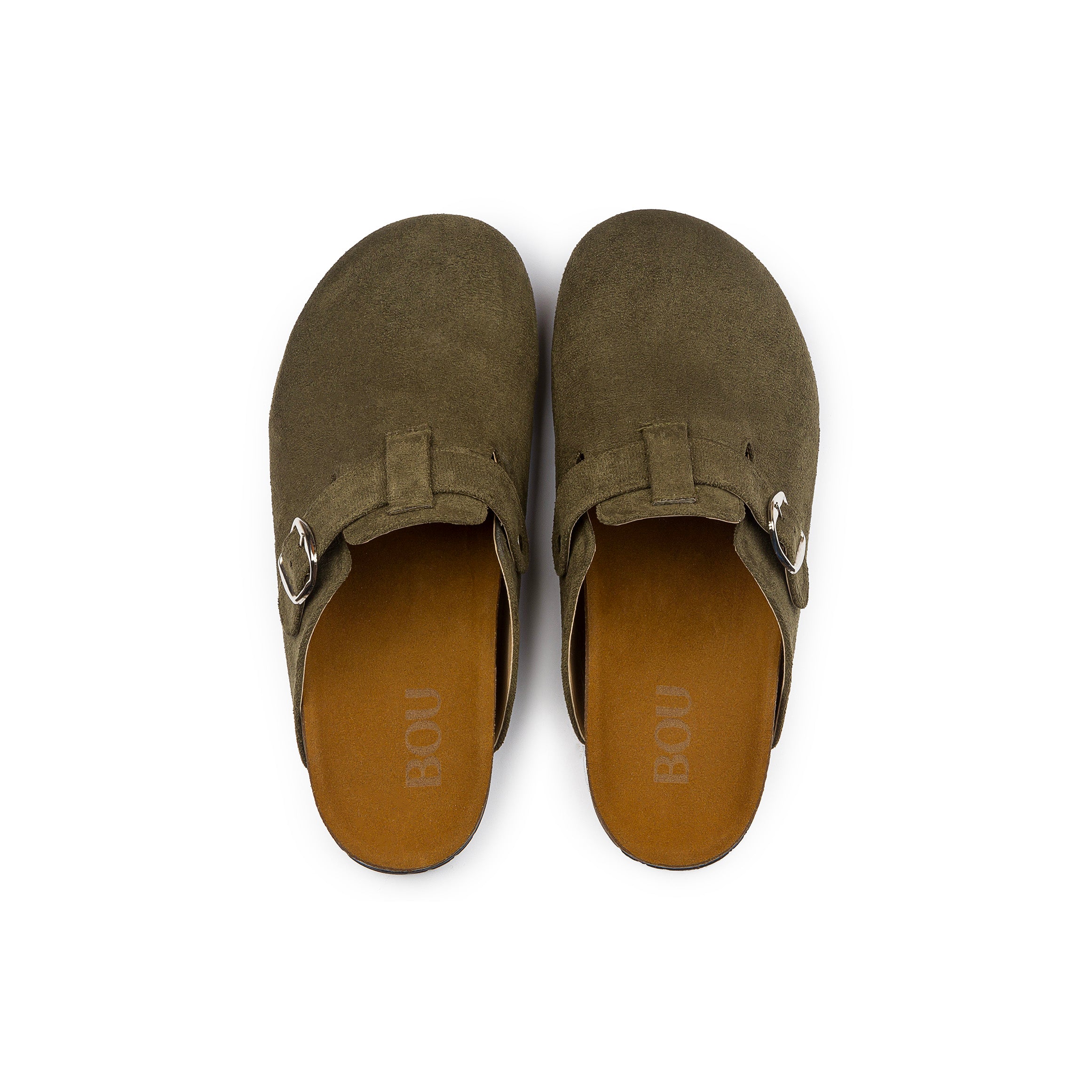 Clogs - Dark Olive Tapue