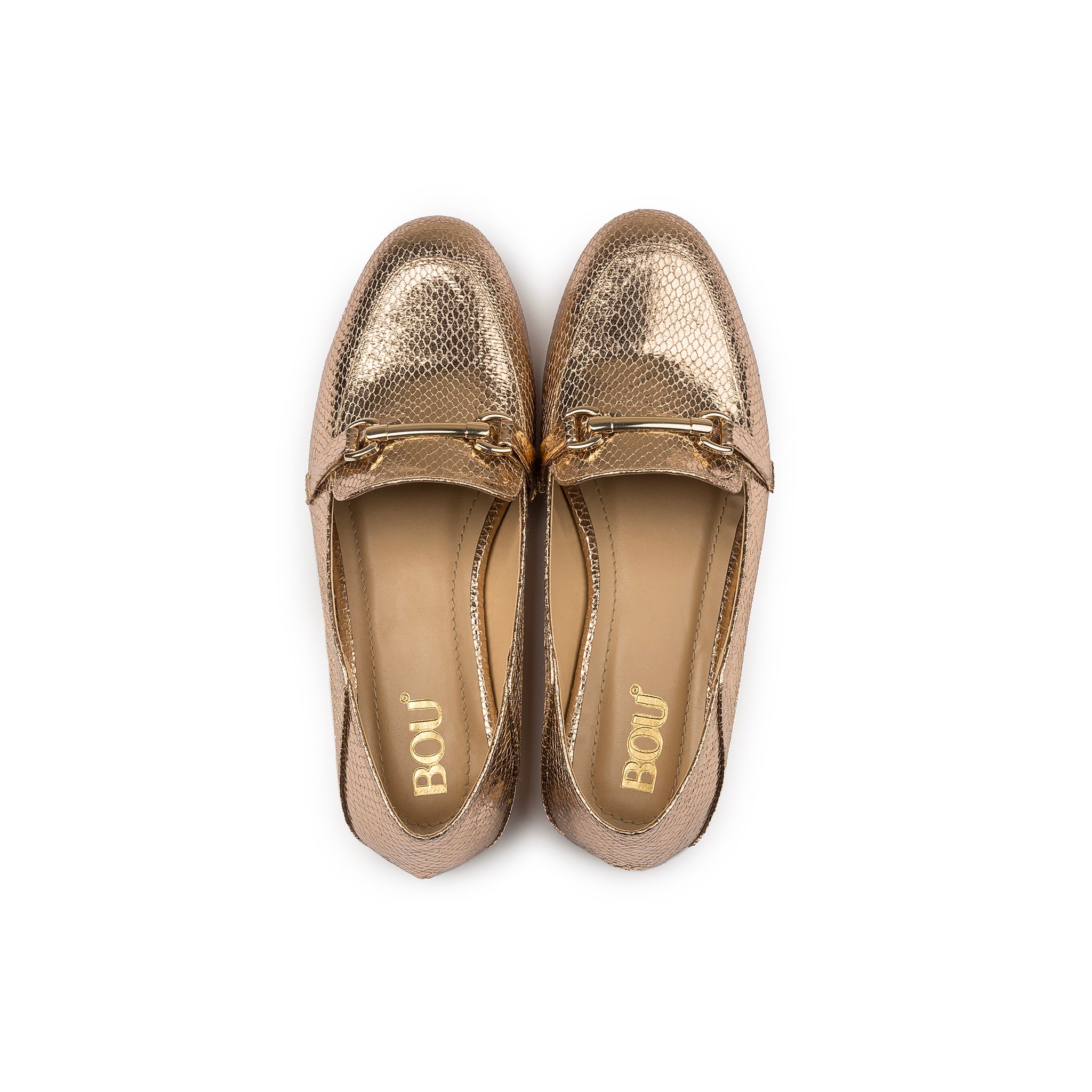 Metallic Loafers - Sliver