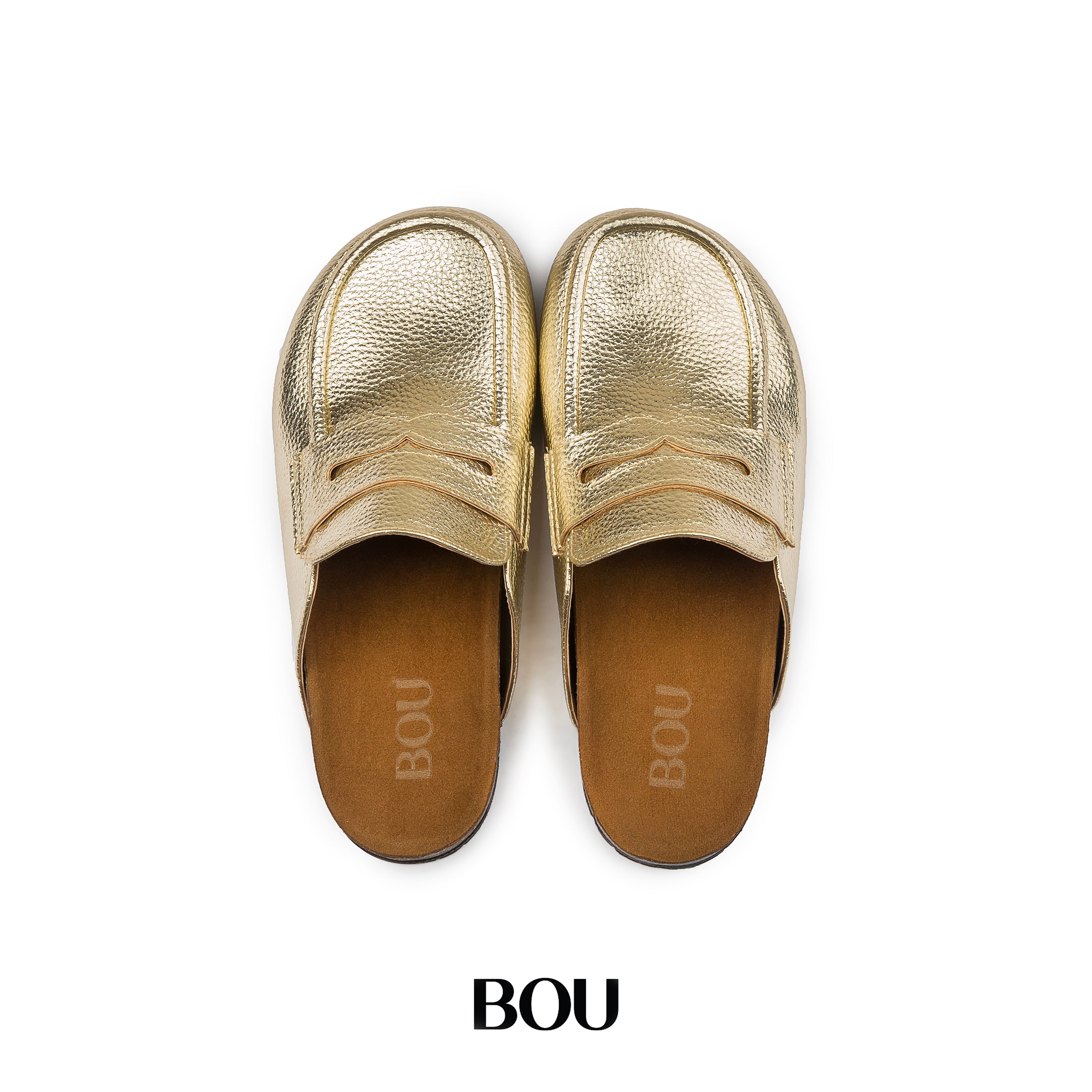 Loafer Clogs - Gold Treasure
