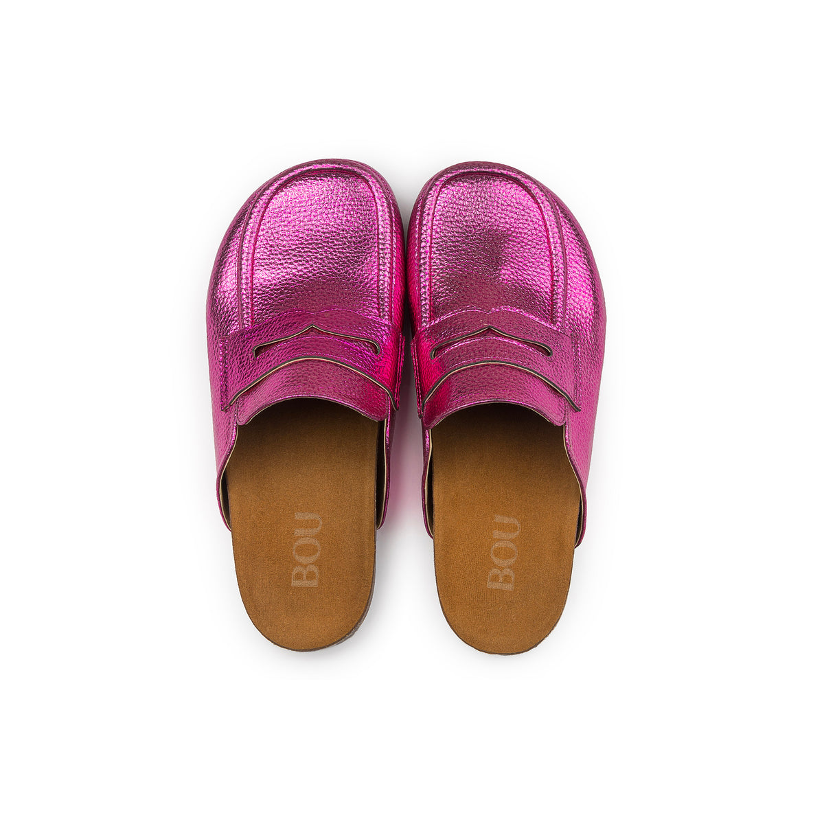 Loafer Clogs - Reflective Fuchsia