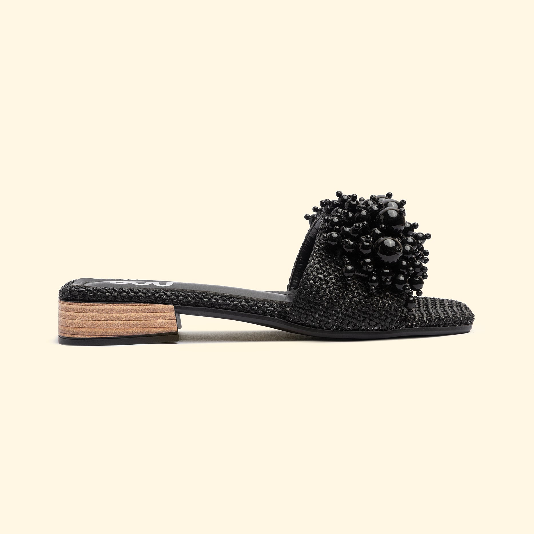 SIRENA PEARL SLIDES - Onyx Pearl
