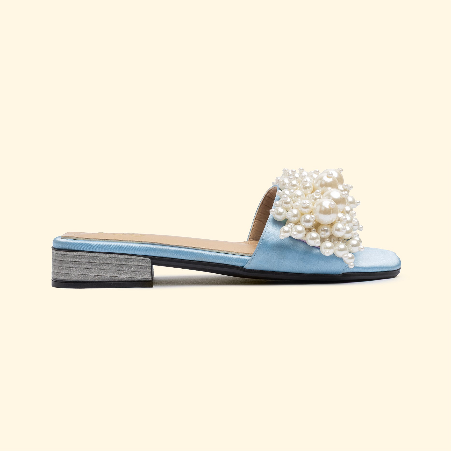SIRENA PEARL SLIDES - Rare Blue