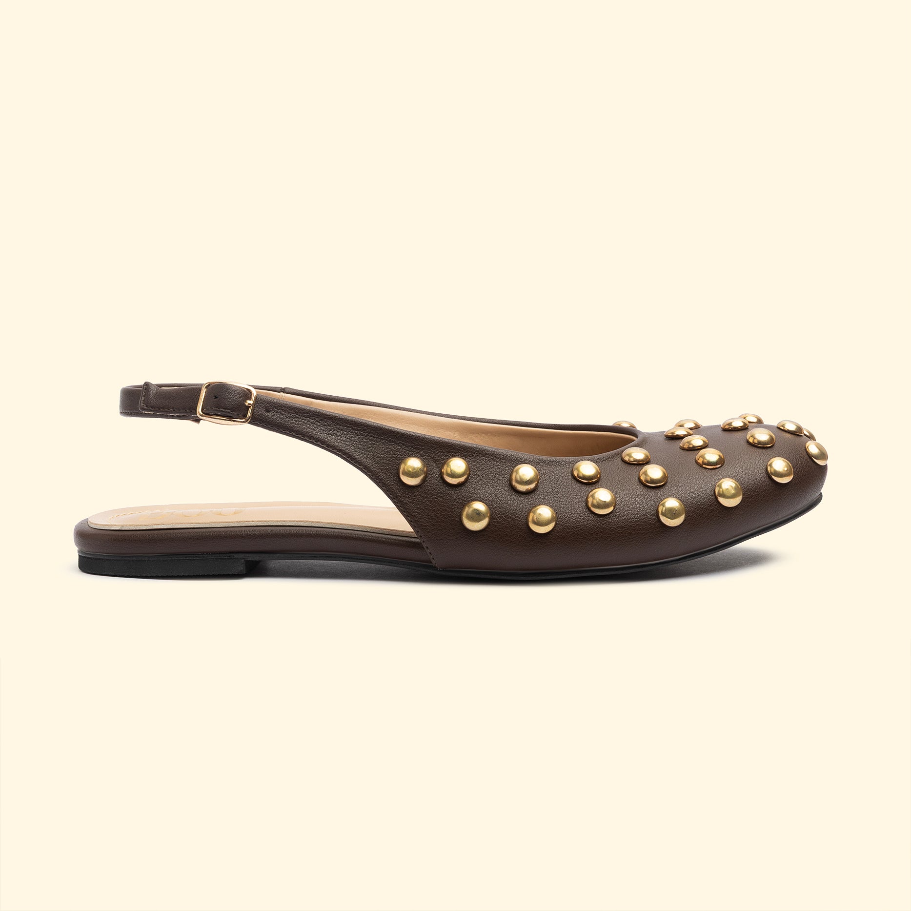NINA STUD SLINGBACKS - Nina Cacao