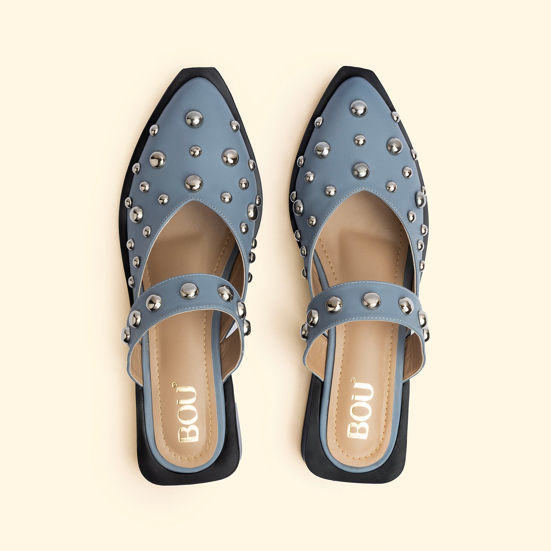LUNA STUD FLATS - Twilight Wave