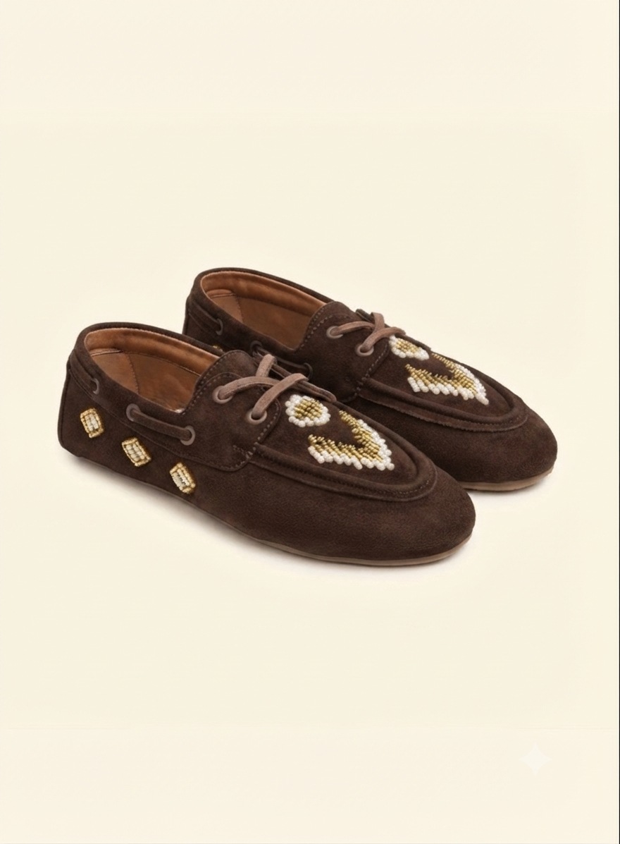 Signature Crest Loafer - brown