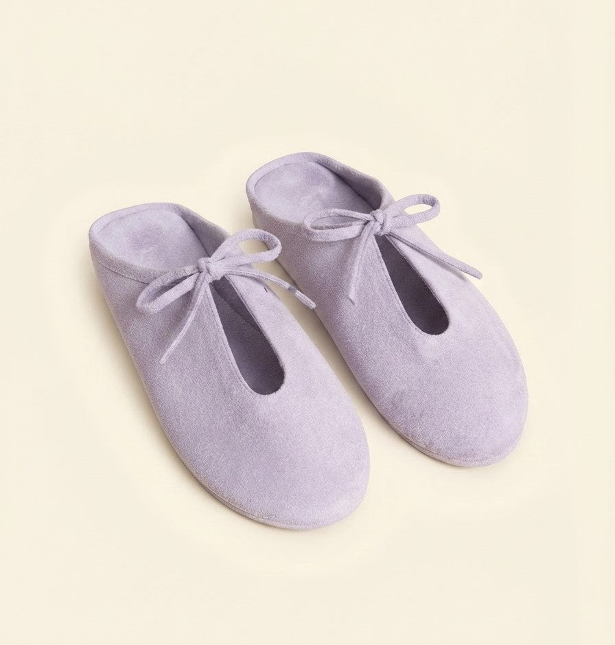 Aria suede slip-on - lilac