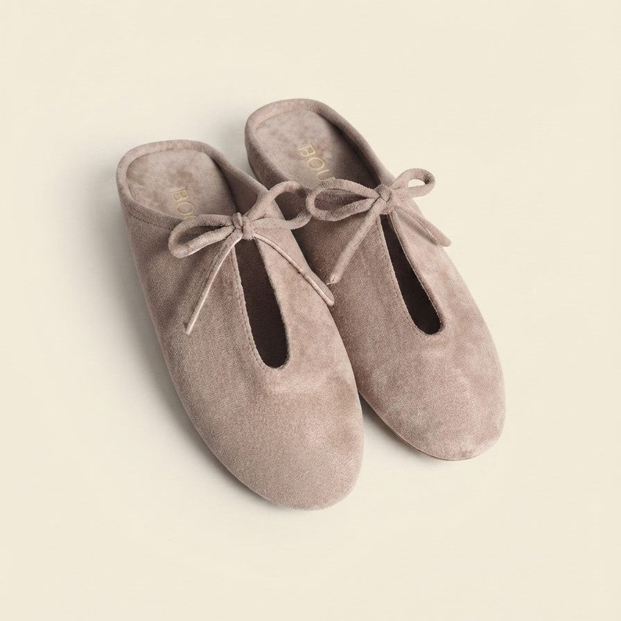 Aria suede slip-on - Beige