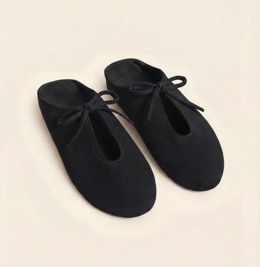 Aria suede slip-on - Black