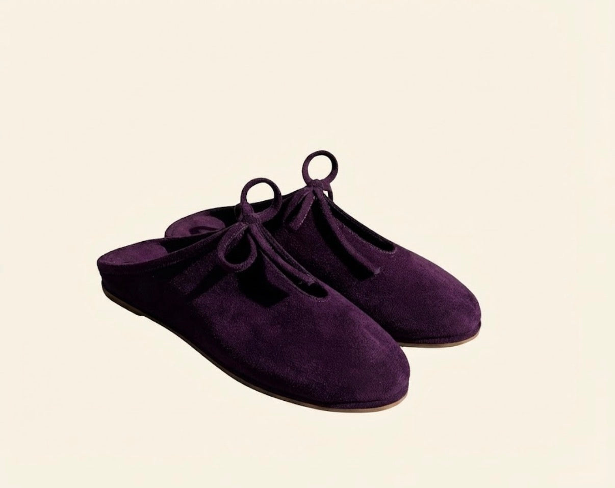 Aria suede slip-on - Velvet Lilac