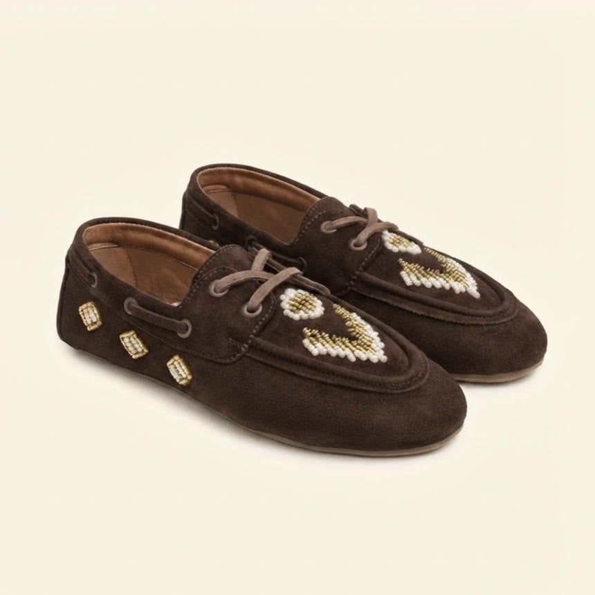 Signature Crest Loafer - brown